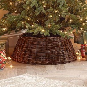 70cm Brown Willow Round Christmas Tree Ring 70cm Brown Willow Round Christmas Tree Ring