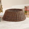70cm Brown Willow Round Christmas Tree Ring