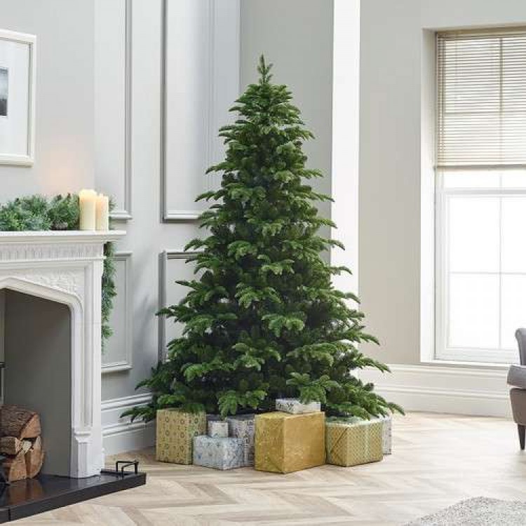 7ft Natural Green Noble Pine Artificial Christmas Tree