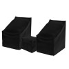 Nova Garden Furniture Skylar Black Lounge Set Cover
