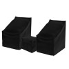 Nova Garden Furniture Skylar Black Lounge Set Cover