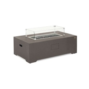 Nova Garden Furniture Mars Coffee Rectangular Gas Fire Pit With Wind Guard And Cover Nova Garden Furniture Mars Coffee Rectangular Gas Fire Pit With Wind Guard And Cover