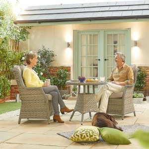 Nova Garden Furniture Oyster 2 Seat Bistro Set With Round Table Nova Garden Furniture Oyster 2 Seat Bistro Set With Round Table