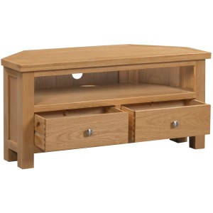 Divine Furniture Dortmund Furniture Oak Large Corner TV Unit Divine Furniture Dortmund Furniture Oak Large Corner TV Unit