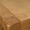 Ayr Oak Furniture Waxed Oak Compact 1 Drawer and 2 Door Sideboard