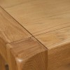 Ayr Oak Furniture Waxed Oak 2 Drawer Console Table