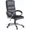 Alphason Furniture Hampton Black Leather Office Chair