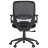 Alphason Furniture Newport Black Mesh Office Chair