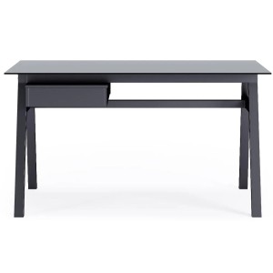 Alphason Furniture Richmond Black Glass Top Desk Alphason Furniture Richmond Black Glass Top Desk