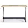 Alphason Furniture Jersey Black and Oak Finish Desk with Holders