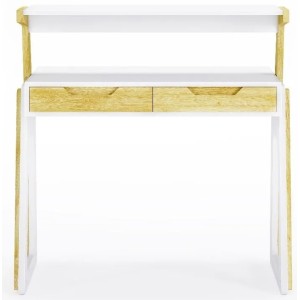 Alphason Furniture Palmer White Gloss and Oak Adjustable Sit Stand Desk Alphason Furniture Palmer White Gloss and Oak Adjustable Sit Stand Desk