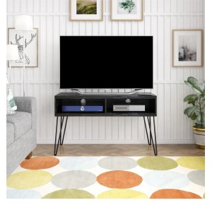 Novogratz Furniture Athena Black Marble TV Stand Novogratz Furniture Athena Black Marble TV Stand