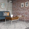Novogratz Furniture Webster Walnut Wooden Coffee Table