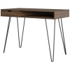 Novogratz Furniture Concord Walnut Oak Desk with Storage