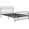 Novogratz Furniture Bright Pop Black Metal Double Bed