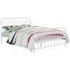 Novogratz Furniture Bright Pop White Metal Double Bed