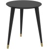 Novogratz Furniture Kennington Black End Table