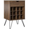 Novogratz Furniture Concord Walnut Beverage Storage Stand