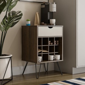 Novogratz Furniture Concord Brown Beverage Storage Stand Novogratz Furniture Concord Brown Beverage Storage Stand