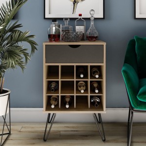 Novogratz Furniture Concord Natural Beverage Storage Stand Novogratz Furniture Concord Natural Beverage Storage Stand