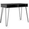 Novogratz Furniture Athena Black Marble Study Desk