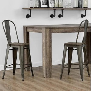 Luxor Furniture Copper 24 inch Metal Counter Stool in Pair Luxor Furniture Copper 24 inch Metal Counter Stool in Pair