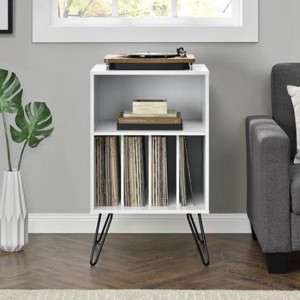 Nantwich Furniture White Turntable Stand Nantwich Furniture White Turntable Stand