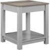 Pontardawe Painted Furniture Grey End Table