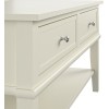 Franklin Wooden Furniture White Coffee Table with 2 Drawers 7917013COMUK