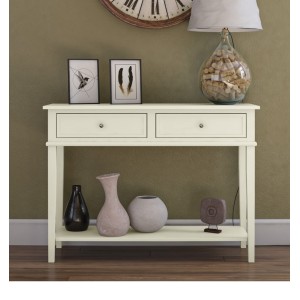 Franklin wooden furniture White Console Table With Drawers Franklin wooden furniture White Console Table With Drawers 7918013COMUK