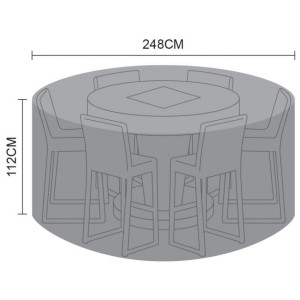 Nova Garden Furniture 6 Seat Round Bar Set with Firepit Cover Nova Garden Furniture 6 Seat Round Bar Set with Firepit Cover