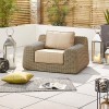 Nova Garden Furniture Luxor Black Single Armchair Cover