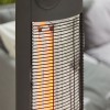 Nova Outdoor Living Helios Black 3kW Free Standing Electric Patio Heater