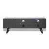 Alphason Furniture Carbon Grey Open Shelf TV Stand