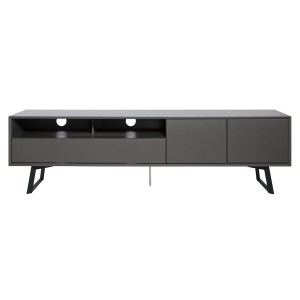 Alphason Furniture Carbon Grey Open Shelf TV Stand Alphason Furniture Carbon Grey Open Shelf TV Stand