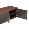 Alphason Furniture Regent Walnut Veneer Wood TV Cabinet