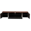 Alphason Furniture Regent Walnut Veneer Wood TV Cabinet