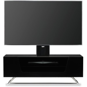 Alphason Furniture Chromium White Glass Tv Stand With Bracket Alphason Furniture Chromium White Glass Tv Stand With Bracket