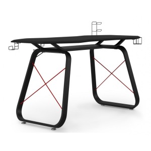 Alphason Office Furniture Oblivion Black and Red Gaming Desk Alphason Office Furniture Oblivion Black and Red Gaming Desk