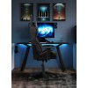 Alphason Office Furniture Oblivion Black and Red Gaming Desk