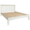 Galaxy White Painted Furniture 5ft Low End King Size Bed GP-50-W-UK