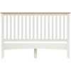 Galaxy White Painted Furniture 5ft Low End King Size Bed GP-50-W-UK