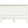 Galaxy White Painted Furniture 5ft Low End King Size Bed GP-50-W-UK