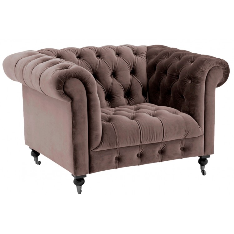 Vida Living Furniture Darby Mink 1 Seater Sofa Dby-301-MK