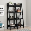 Lawrence Wooden Furniture 4 Shelf Ladder Bookcase Bundle