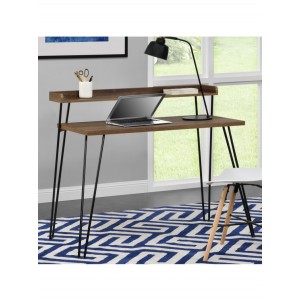 Haven Wooden Furniture Walnut Retro Computer Desk With Riser Haven Wooden Furniture Walnut Retro Computer Desk With Riser