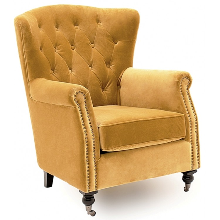 Vida Living Furniture Darby Mink Wingback Chair