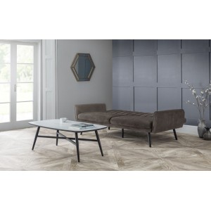 Julian Bowen Furniture Afina Grey Velvet Sofabed Julian Bowen Furniture Afina Grey Velvet Sofabed