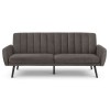 Julian Bowen Furniture Afina Grey Velvet Sofabed