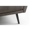 Julian Bowen Furniture Afina Grey Velvet Sofabed